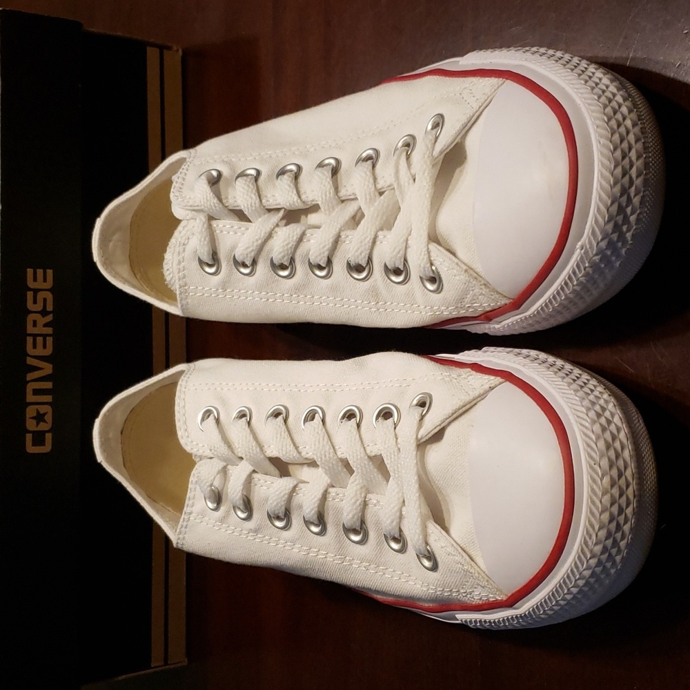 Men's Converse All Star Ox Optical White - Picture 3 of 9